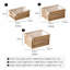 Caisse en bois doublée de lin-1707944424