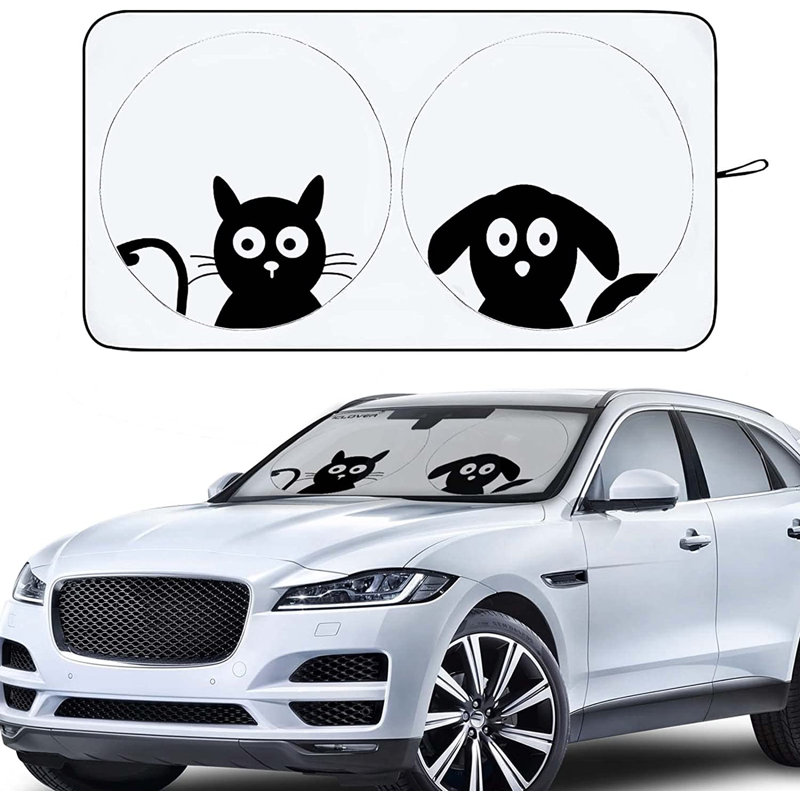 Car Front Window Windshield Sun Shade Foldable Shield Cover Visor UV-Block
