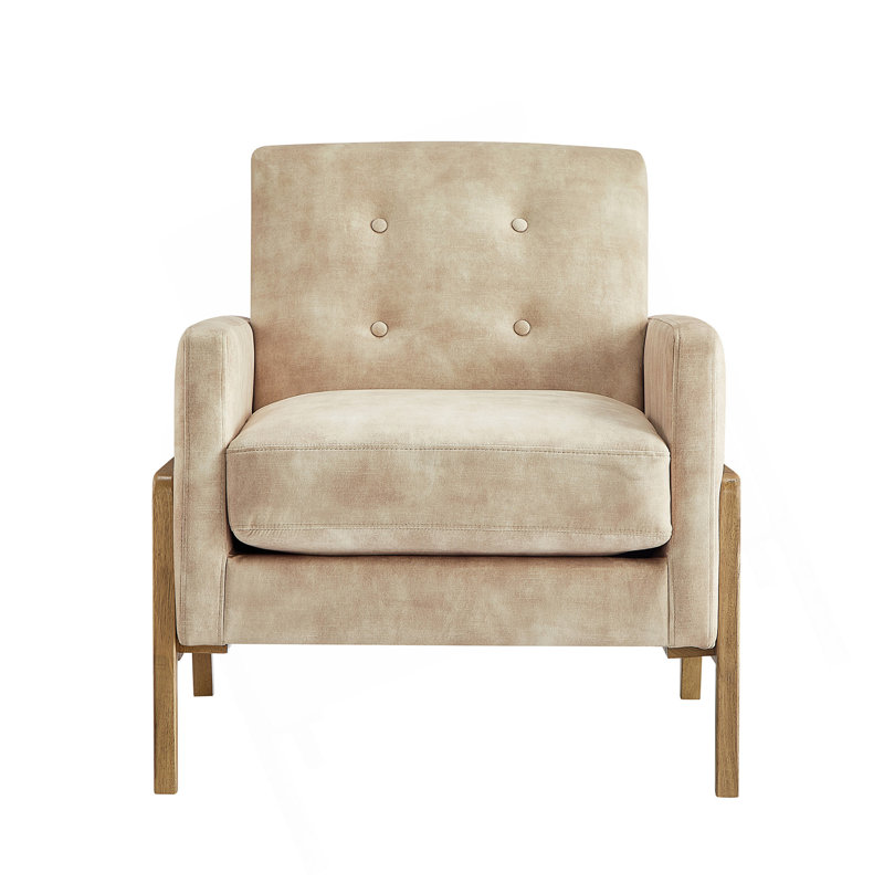 Matson Tufted Back Accent Chair, Sand