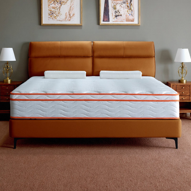 King Euro Top Hybrid Mattress in a Box - 10 Inch Medium Firm Memory Foam & Pocket Springs, CertiPUR-US, Fiberglass Free, 10"