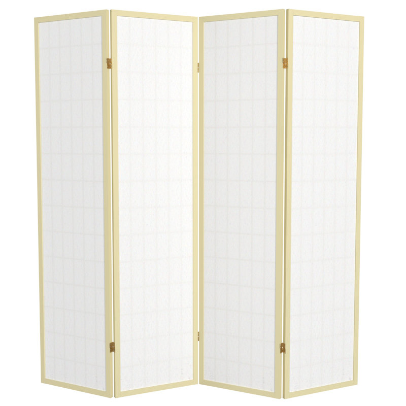 Paravent Shoji pliable Alex 70'' H, Ivoire, 4