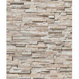 Bricks and More Collection Granite Stone Effect Wallpaper Roll