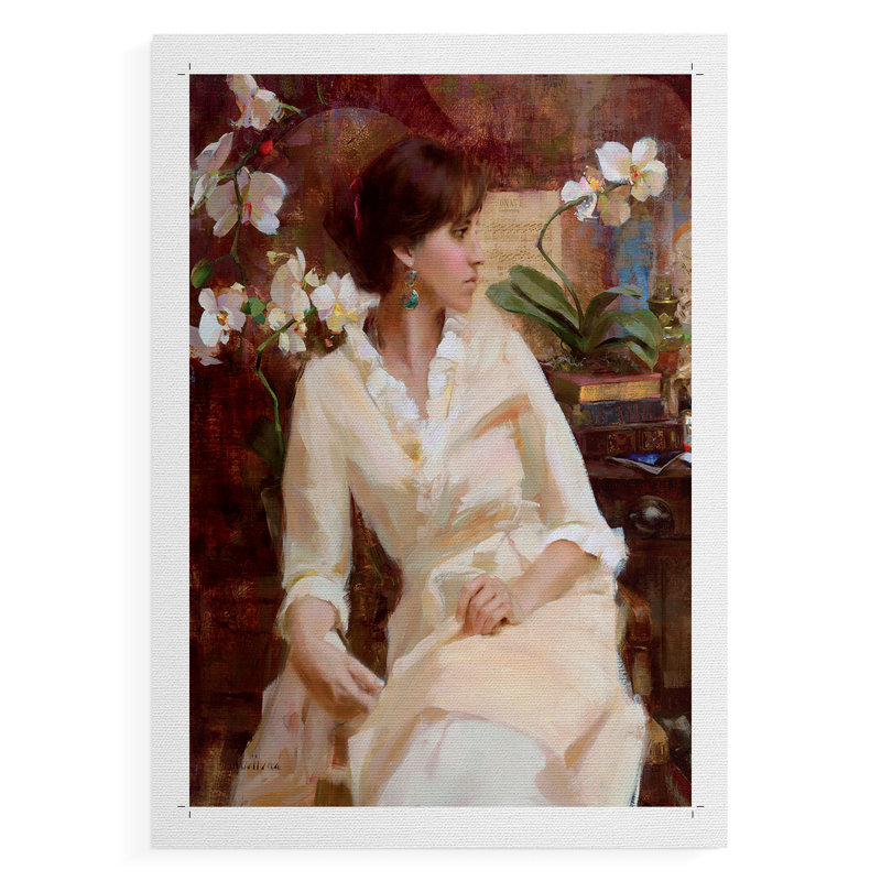 Portrait de Fiori Di Aria - Impression sur toile seulement - NON-CADRE, H 60 po x l 40 po