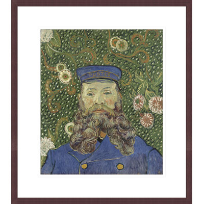 Portrait du facteur Joseph Roulin par Vincent van Gogh, impression giclée encadrée