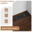 Armoire garde-manger 71 po avec station de charge, armoire de rangement grande hauteur avec support pour micro-ondes 71 po-130007613