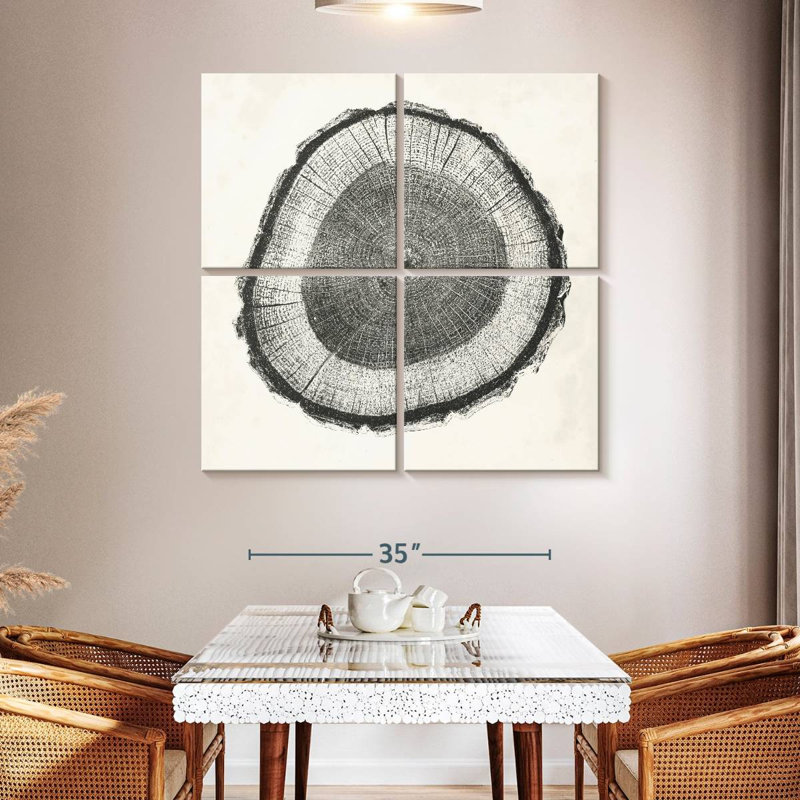 Avery Tree Ring II, 74" H x 74" W