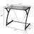 Heger Tempered Glass Writing Desk