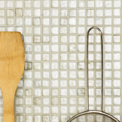 4D Cube 0.63" x 0.63" Glass Square Mosaic Tile