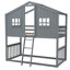 Lit superposé en bois - Mobilier de chambre polyvalent en forme de maison-118042436