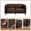 Causeuse en similicuir-1705081371
