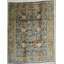 Tapis traditionnel bleu noué à la main-84996545