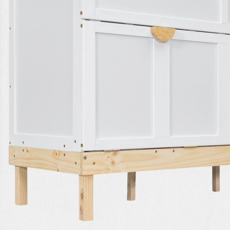 Grand lit escamotable, Blanc