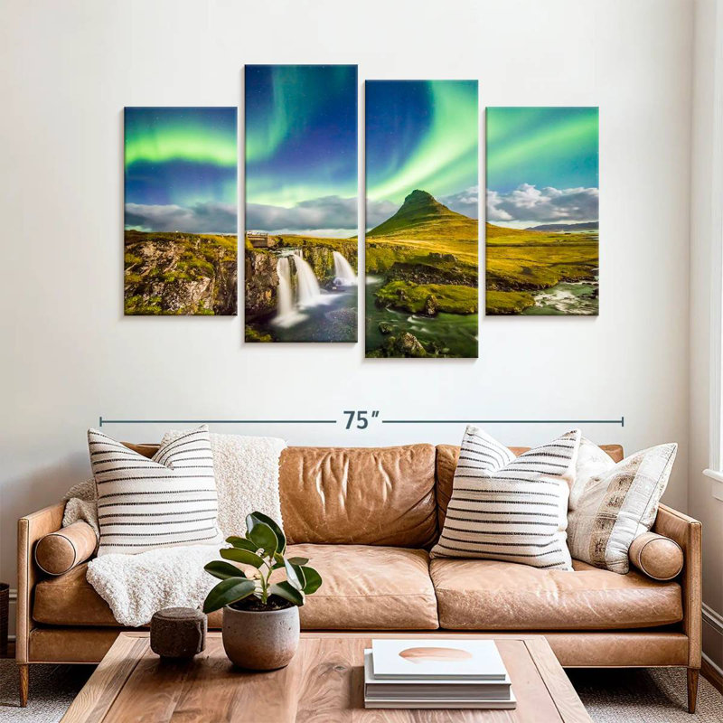 Alvord Kirkjufell paysage aurore, H 42 po x l 68 po