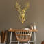 Accessoire mural élégant en métal, finition dorée, 16,5 po x 27,6 po | 100% métal, épaisseur: 0,06 pouce | Conception murale facile à installer, parfaite pour la décoration intérieure et les intérieurs modernes, élégante et durable-112379914-112379917
