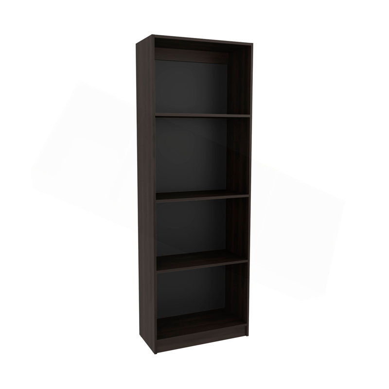 Bibliothèque avec tablettes spacieuses, Noir