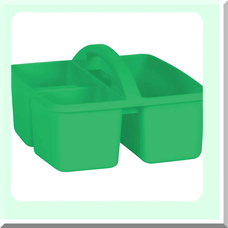 EcoTidy Green Plastic Organizer
