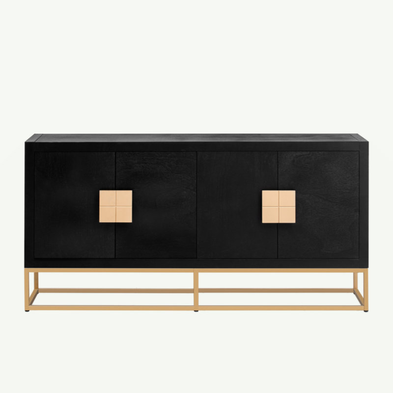 Cabinet léger et luxueux avec des pieds de soutien uniques et des tablettes réglables, adapté aux salons, aux couloirs et aux salles d'étude.