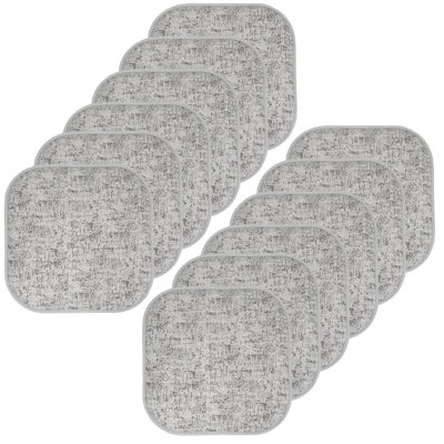 Broadway Memory Foam No Slip Back 16" x 16" Chair Pad Cushion