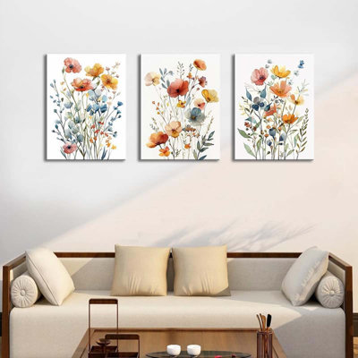 3 Piece Wrapped Canvas Print