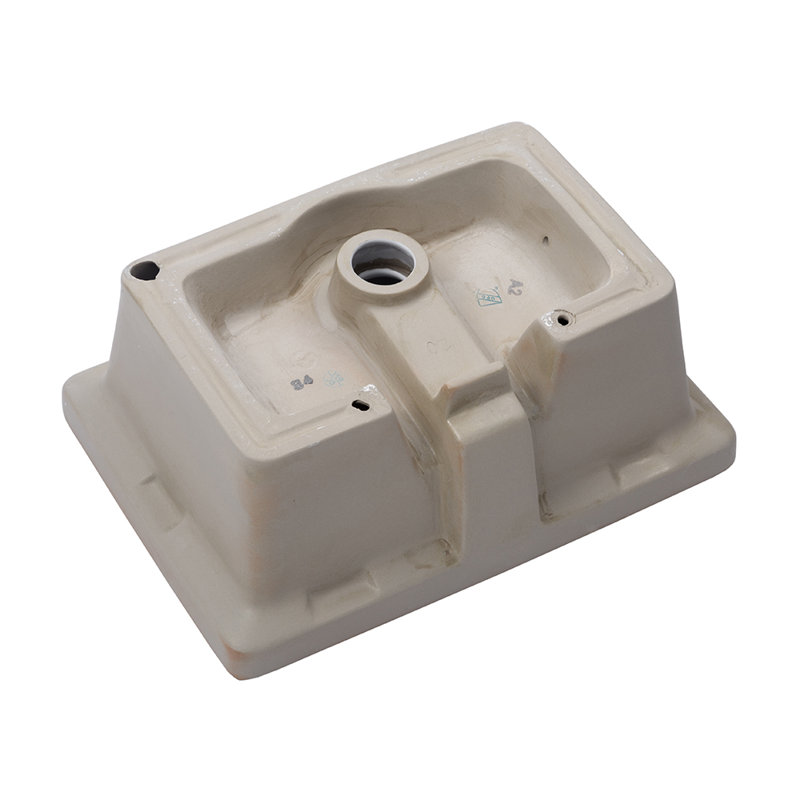White Ceramic Rectangular Undermount Bathroom Sink With Overflow, 18 X 12 Inch | Gift Idea