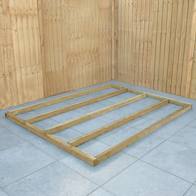 Shed Base Pressure Treated, 7.5cm H x 182.6cm W x 236cm D