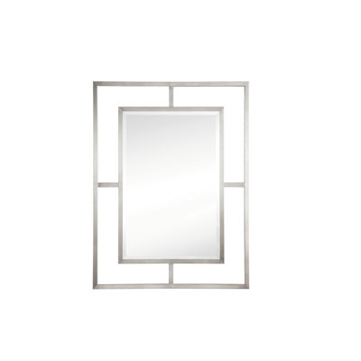 Boston Rectangle Stainless Steel Wall Mirror
