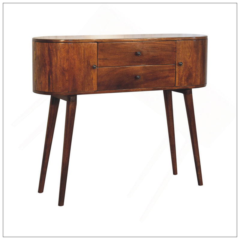 Console châtaignier en bois massif