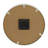 Metal Fluted Frame Decorative White Wall Clock