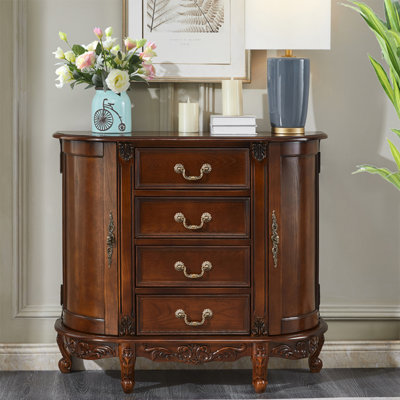 American-style semi-circular entrance cabinet