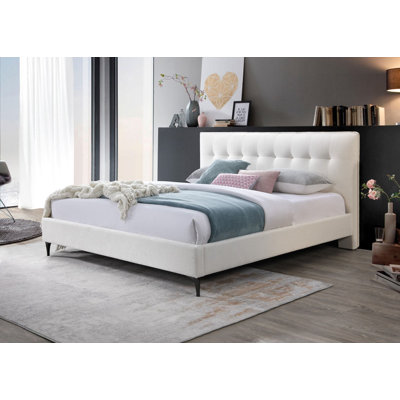 Rexsie Tufted Headboard Queen Bed