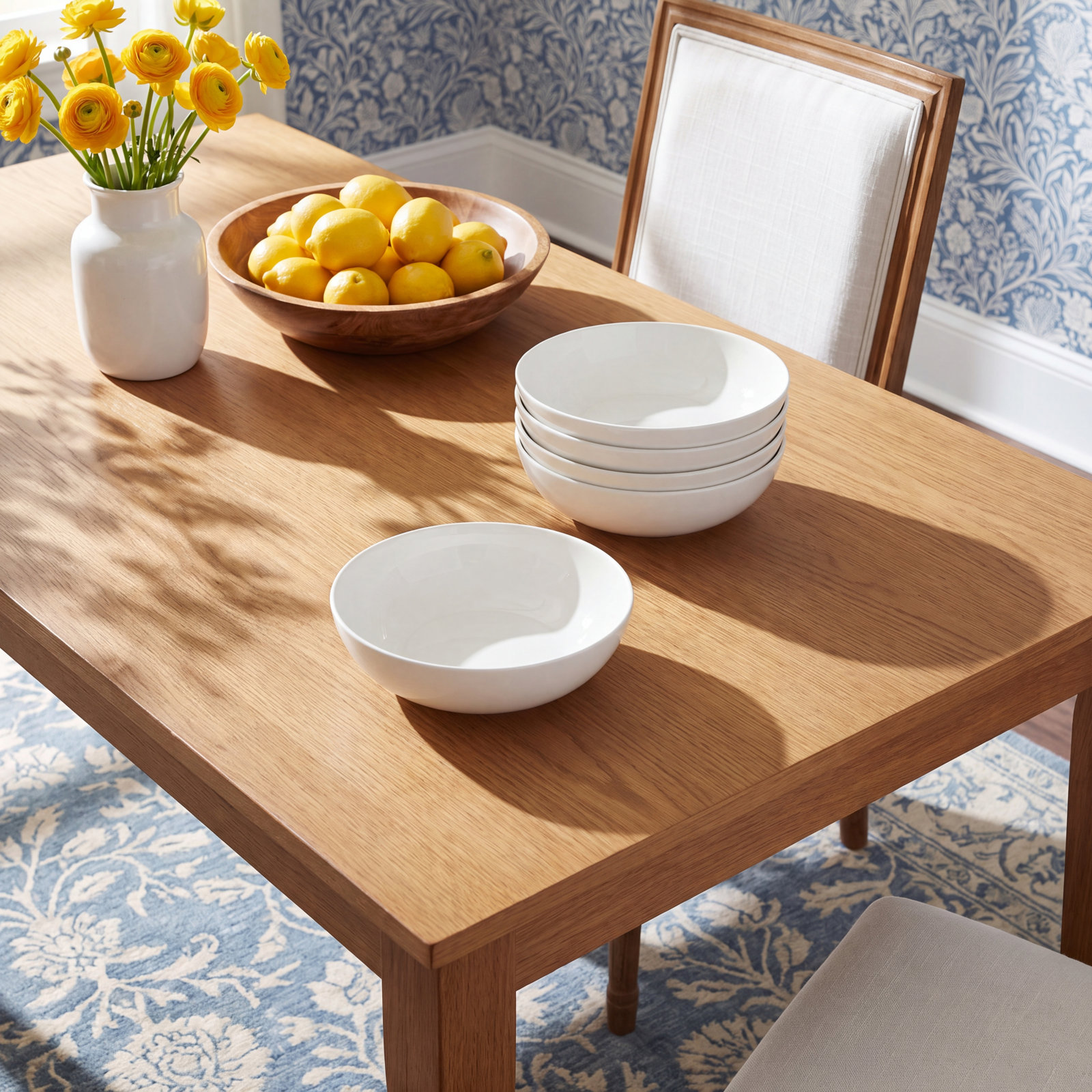 Nevaeh White Vegetable Bowl