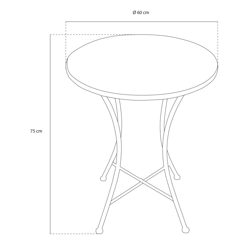 Andrejka Patio Dining Set with Round Table