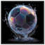 Reproduction d'art sur toile Crystal Ball Soccer Soccer par Art Remedy-119995908-122947024