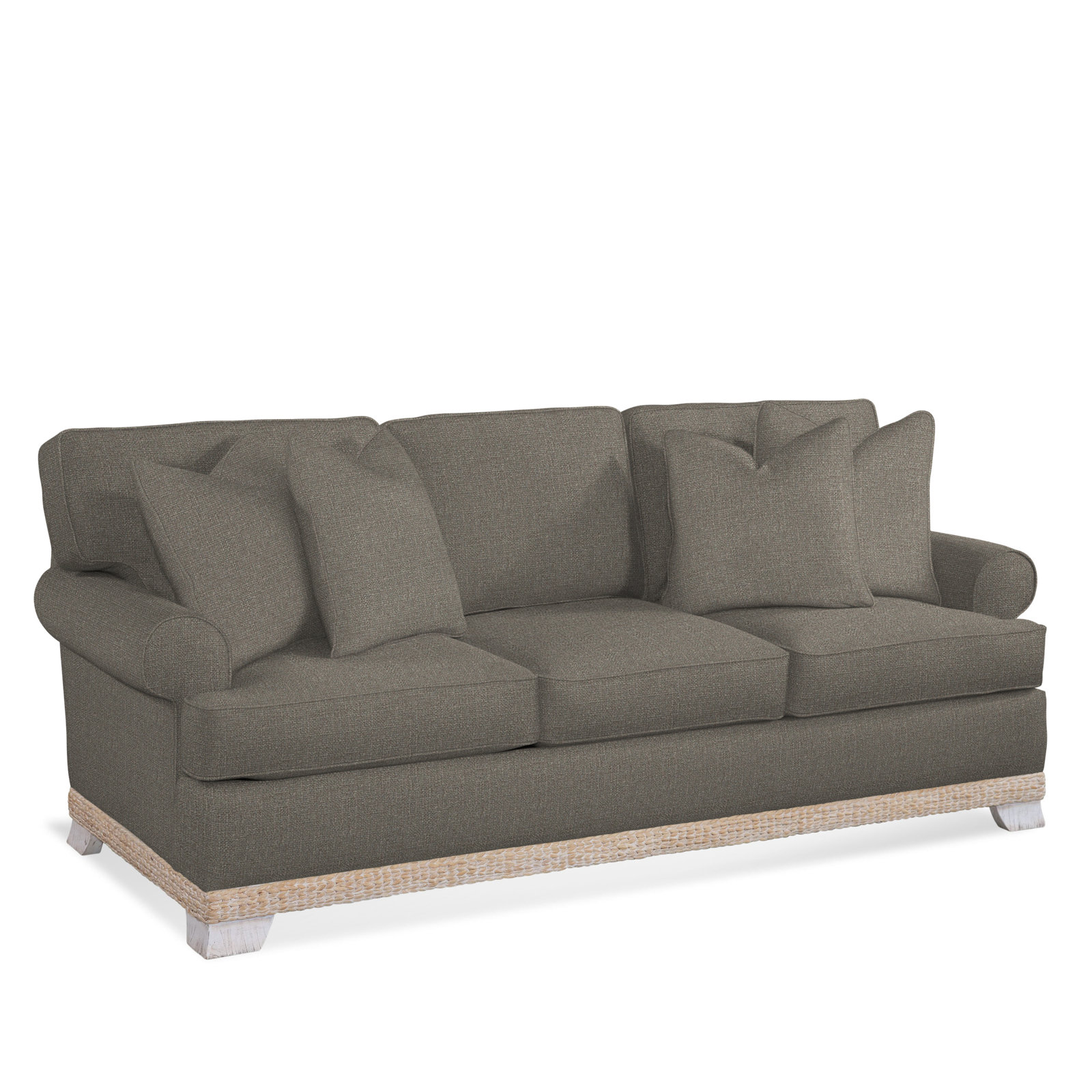 Fairwind 90'' Upholstered Sofa, Gray Sugar Performance; 0863-84