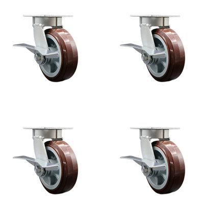 Kingpinless Swivel Caster
