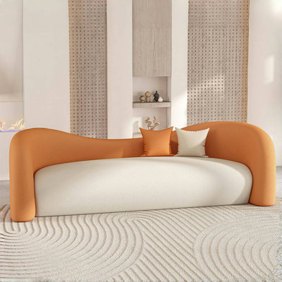 Light Luxury Cream Style Sofa