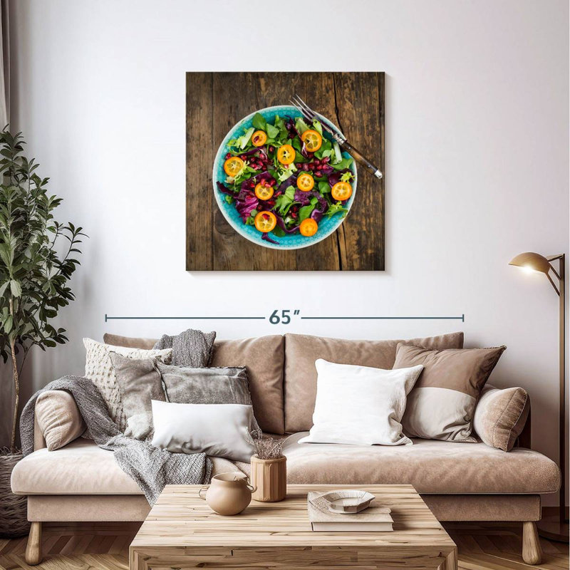 Salade de chou rouge Yarlin avec kumquats, H 36 po x l 36 po