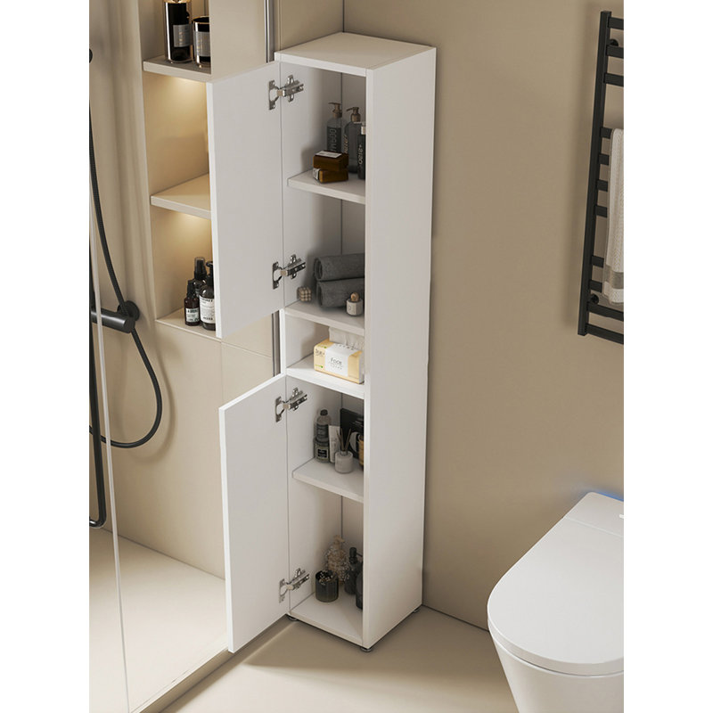 Armoire de rangement minimaliste en aluminium nid d'abeille pour salle de bain