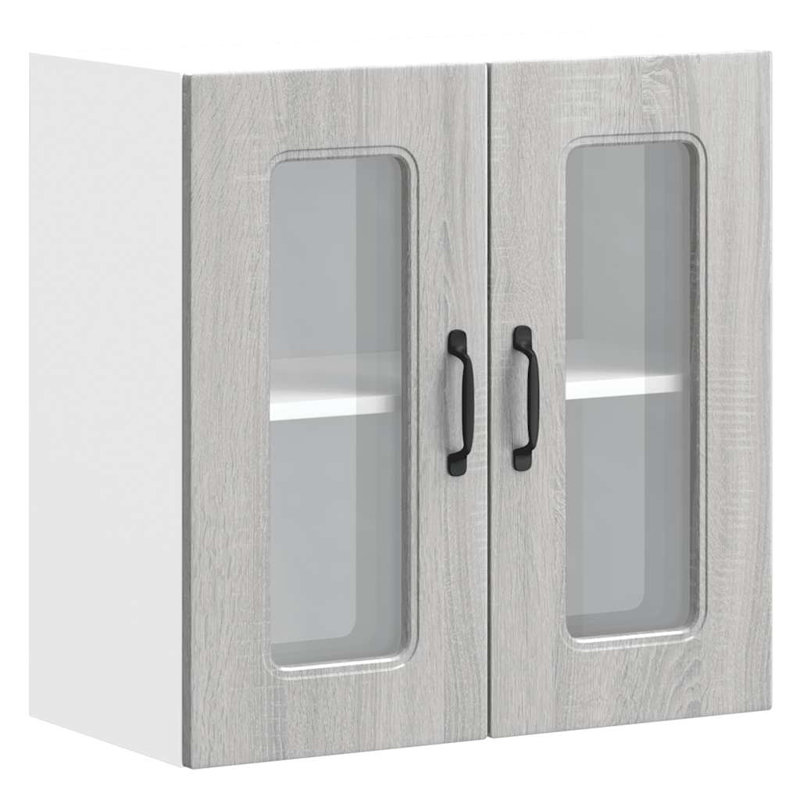 Armoire murale vidaXL, H 23,62 po x l 23,62 po x P 12,20 po, Chêne fumé