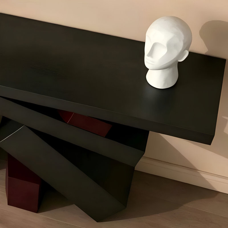 Console de style italien moderne et minimaliste, H 31,5 po x l 70,9 po x P 17,7 po