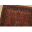 Tapis oriental traditionnel en laine rose noué à la main 3 pi x 5 pi Fine Sarouk