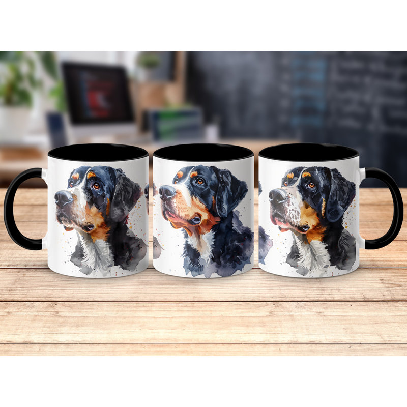 Ceramic Coffee Mug, 3, Black