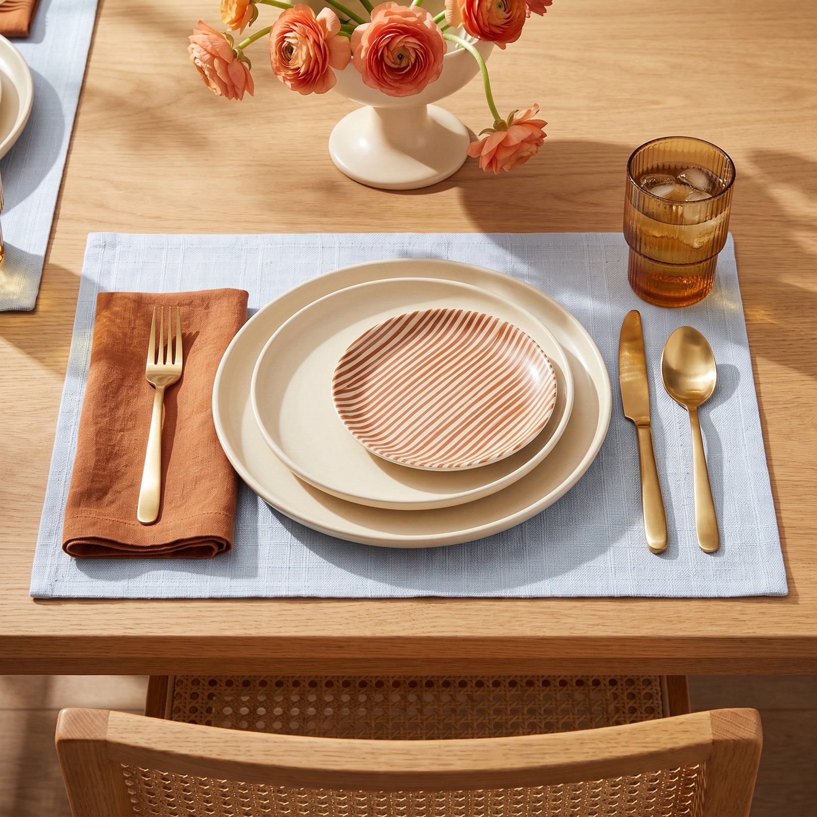 Plaid Placemat, Blue
