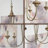 24" 5-Light French Country Chandelier, Adjustable Height, Smoked Cedar + Rustic Metal Finish