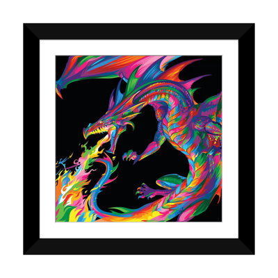 «Fantasy Dragon», impression sur toile