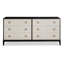 Stocked Six Drawer Low Dresser
