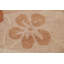 Tapis orange en laine noué à la main de conception unique 4 pi x 6 pi 2 po New Age