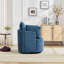 Fauteuil demi-tonneau pivotant 360 avec 3 coussins pour le salon-118700820