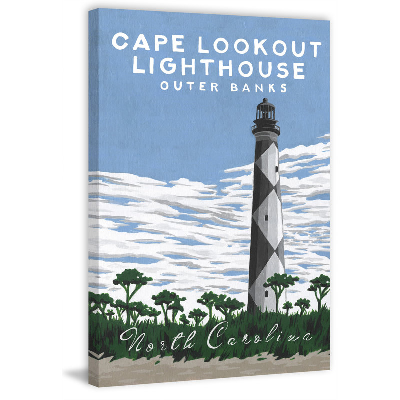 Outer Banks - Reproduction de publicité sur toile tendue, H 45 po x l 30 po x P 1,5 po
