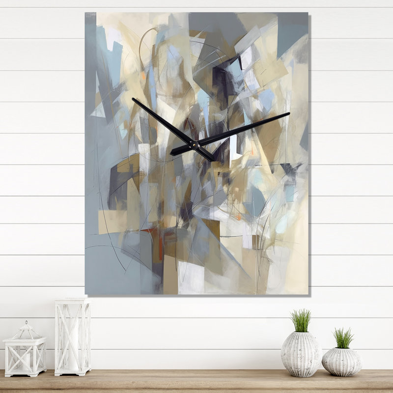 Horloge murale moderne Jakyriah, H 32 po x l 24 po